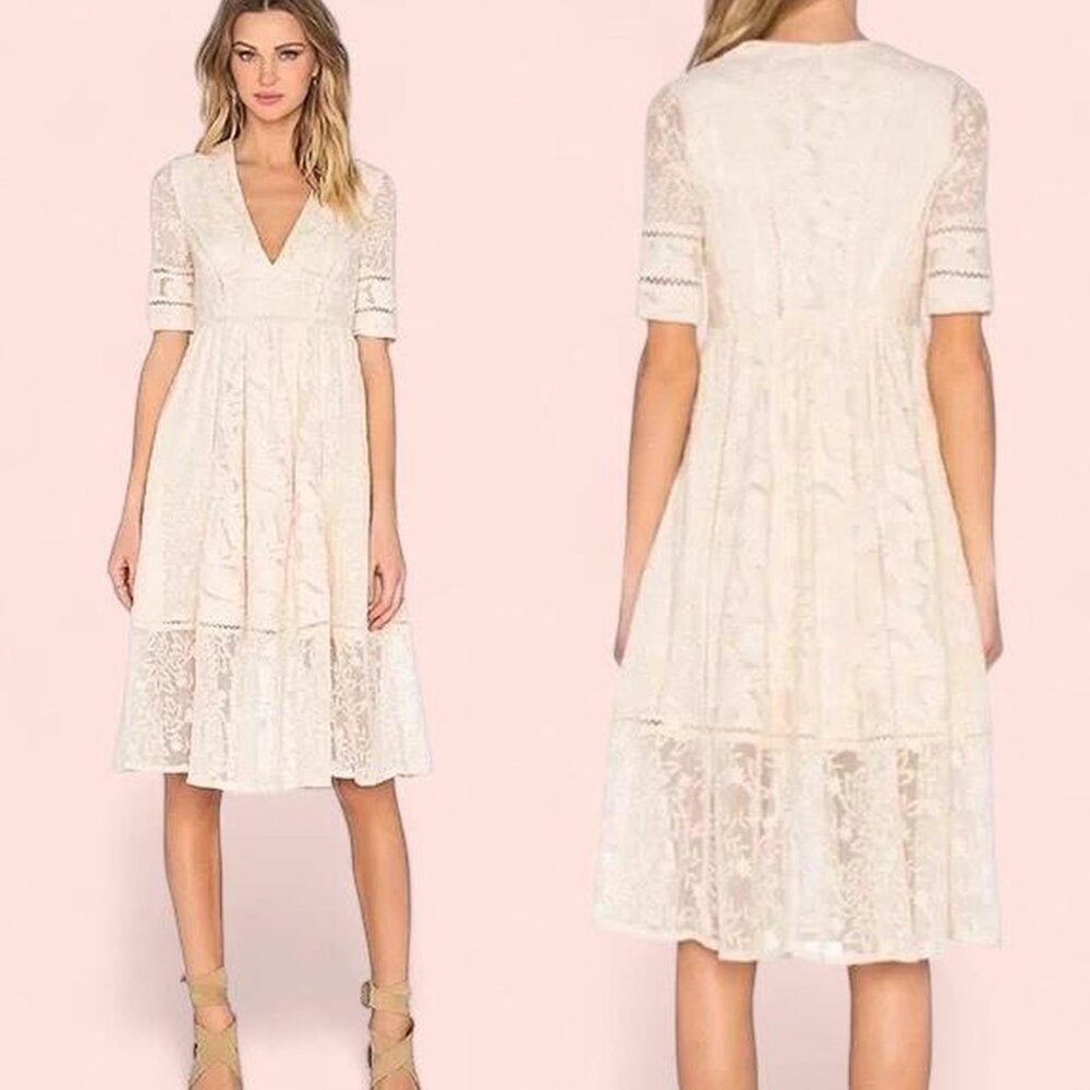 FREE PEOPLE | Mountain Laurel Lace Dress - Picture 2 of 5